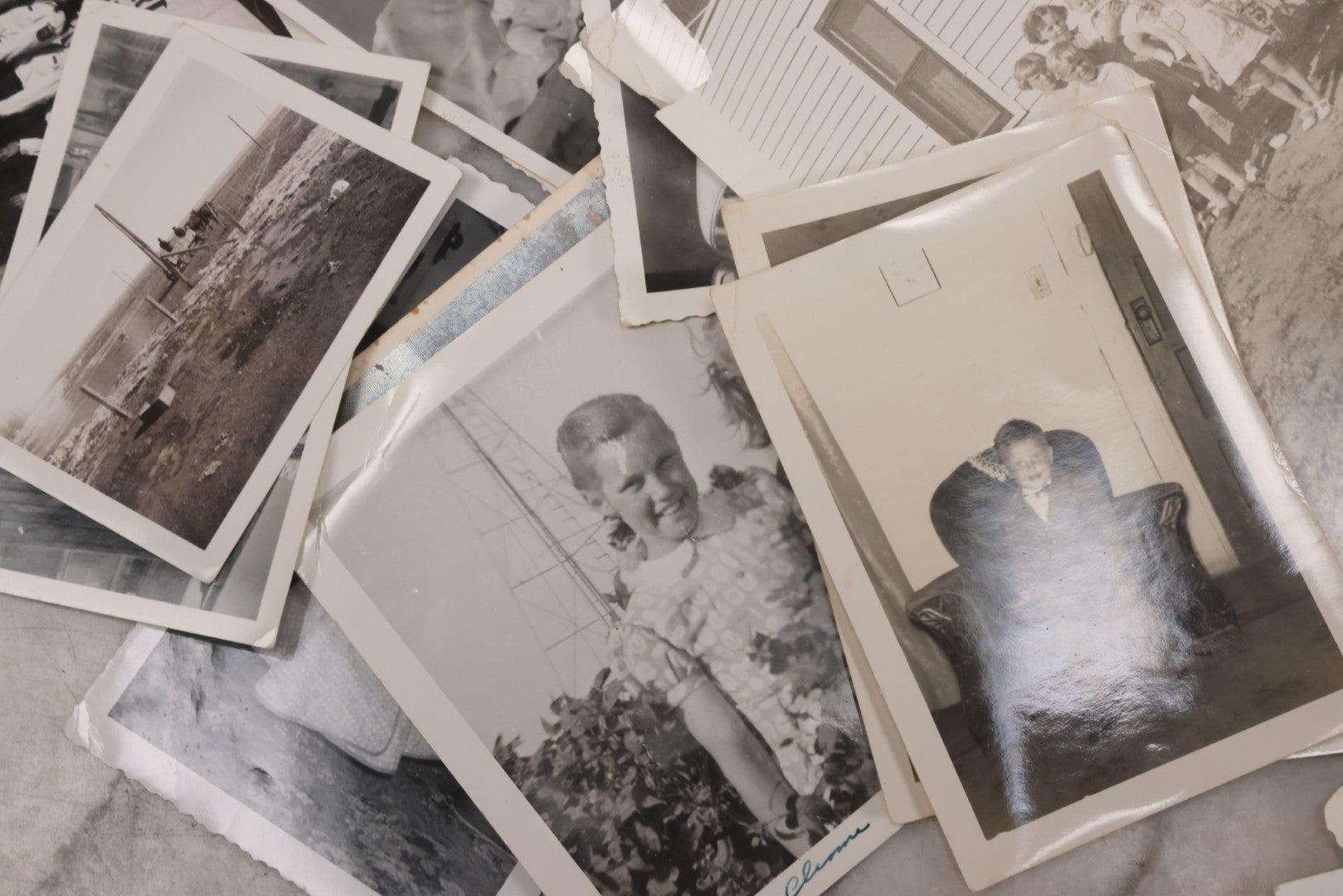 Lot 163 - Discovery Lot Grouping Of Many Dozens Of Snapshot Photographs Of Various People And Subjects, Including Boys Basketball Team, Weddings, Automobiles, Babies, And More