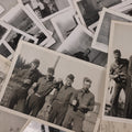 Lot 164 - Grouping Of 45+ Vintage Snapshot Photographs Of Military Subjects, Primarily Korean War Era Through The 1960s Many Of Officers At Desks, Parade Including Kelly Air Force Base Float, And More