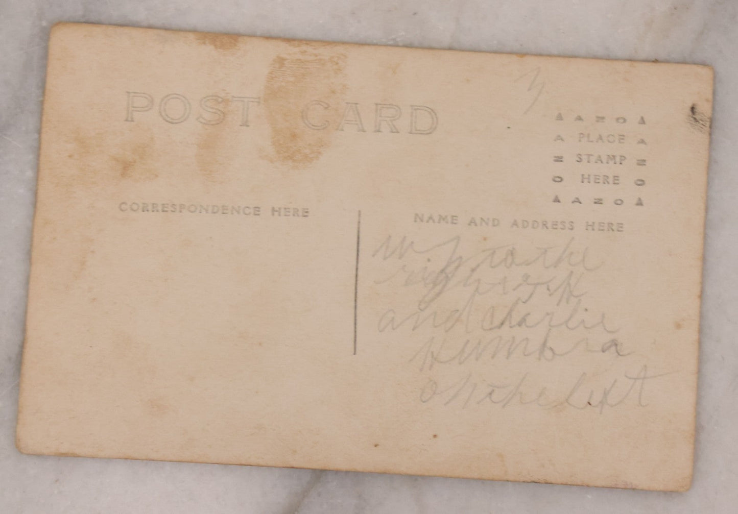Lot 166 - Grouping Of Four Antique Occupational Photographs Including Miniature Boarded Photo Of Possible Firefighter, R.P.P.C. Of Men With Horse And Carriage, R.P.P.C. Of Train Conductor, And Poor Condition R.P.P.C. Of Sawmill
