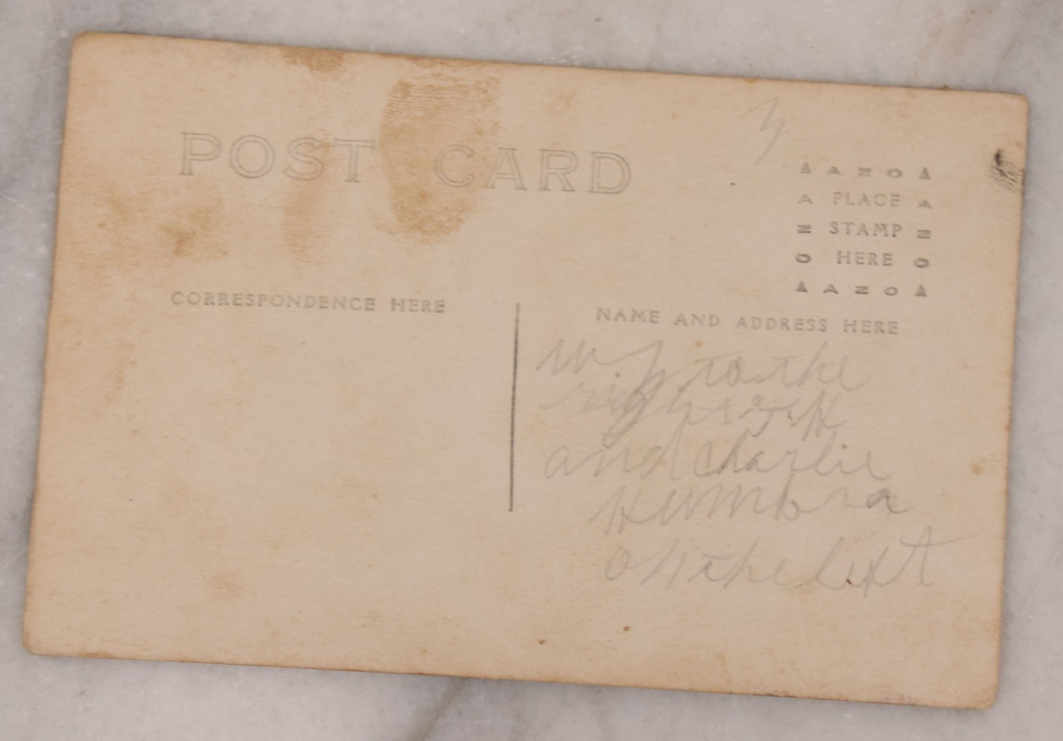 Lot 166 - Grouping Of Four Antique Occupational Photographs Including Miniature Boarded Photo Of Possible Firefighter, R.P.P.C. Of Men With Horse And Carriage, R.P.P.C. Of Train Conductor, And Poor Condition R.P.P.C. Of Sawmill