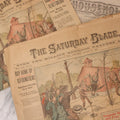 Lot 174 - Grouping Of Three Antique Newspapers, Including Matching Pair Of The Saturday Blade, Chicago Il, March 27, 1909, And The Household Domestic Journal, Brattleboro V.T. May 1890