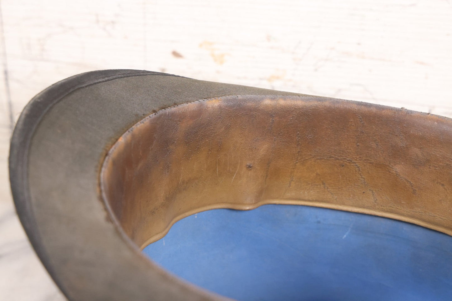 Lot 050 - Antique Beaverskin Stove Pipe Top Hat Manufactured By Chas. Keeler, Sold By M.L. Rogowski, Both Patterson, New Jersey, Pencil Marked 1870