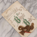 Lot 056 - Antique Original Handwritten Calligraphy Baby Book For Baby Born August 25th, 1896, Including A Lock Of Baby's Hair, Other Biographical Details