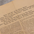 Lot 057 - Vintage Anti-War, Anti-Imperialist, Pro-Labor, Pro-Soviet Hoover-Era Propaganda Flyer Published By The Communist Party Of The U.S.A, Circa 1930