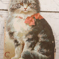 Lot 079 - Antique Lithograph Children's Book, "Cat Tales," With Die Cut Cat Shape, Published By Ernest Nester, London, And E.P. Dutton Co., New York, Printed In Bavaria, Circa 1905