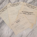 Lot 083 - Grouping Of 5 Antique Letters From Davis-Warner Arms Corp., Assonet, Mass, Manufacturer Of Davis Guns And Warner Pistols, To Charles W. King, Chicopee Falls, Mass, Inquiring About Soldering And Lacquer Products For Gun Manufacture, 1916-1918