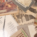 Lot 142 - Grouping Of Eight Piece Of Assorted Vintage And Antique Ephemera Including Photo Of Soldier, Snapshots, 1912 Wild West Magazine, Winchester Model 52 Rifle Advertisement, Embroidery, Prayer For The Horse, And More