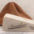 Lot 022 - Antique Borsalino Women's Felt Hat In Light Brown With Interior Tags “Borsalino Italia” And “Antica Casa,” With Original Box Marked “Grand Prix Paris 1900,” Retailed By Cappelleria Minelli, Florence