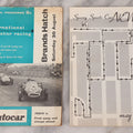 Lot 032 - Pair Of Vintage Automotive Pamphlets Including "The Autocar" International Race Meeting For Formula II And III Race Car, Saturday August 30th, 1958, Brands Hatch Circuit, And Sperry Sports Car News For May 1962