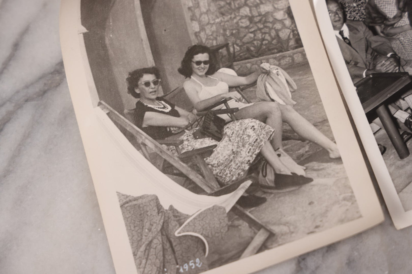 Lot 103 - Grouping Of Thirteen Vintage Snapshot And Other Mixed Photographs Including Woman In Costume, M.G. Conference, Woman With Cat And Dog, Postcard Of Woman Water Skiing, Horse, Circa 1960s