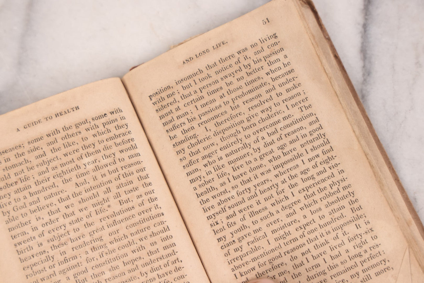 Lot 105 - "Discourses On A Sober And Temperate Life" Antique Book By Lewis Cornaro, Translated From The Italian, Published By Harlow Porter, New Haven, 1823
