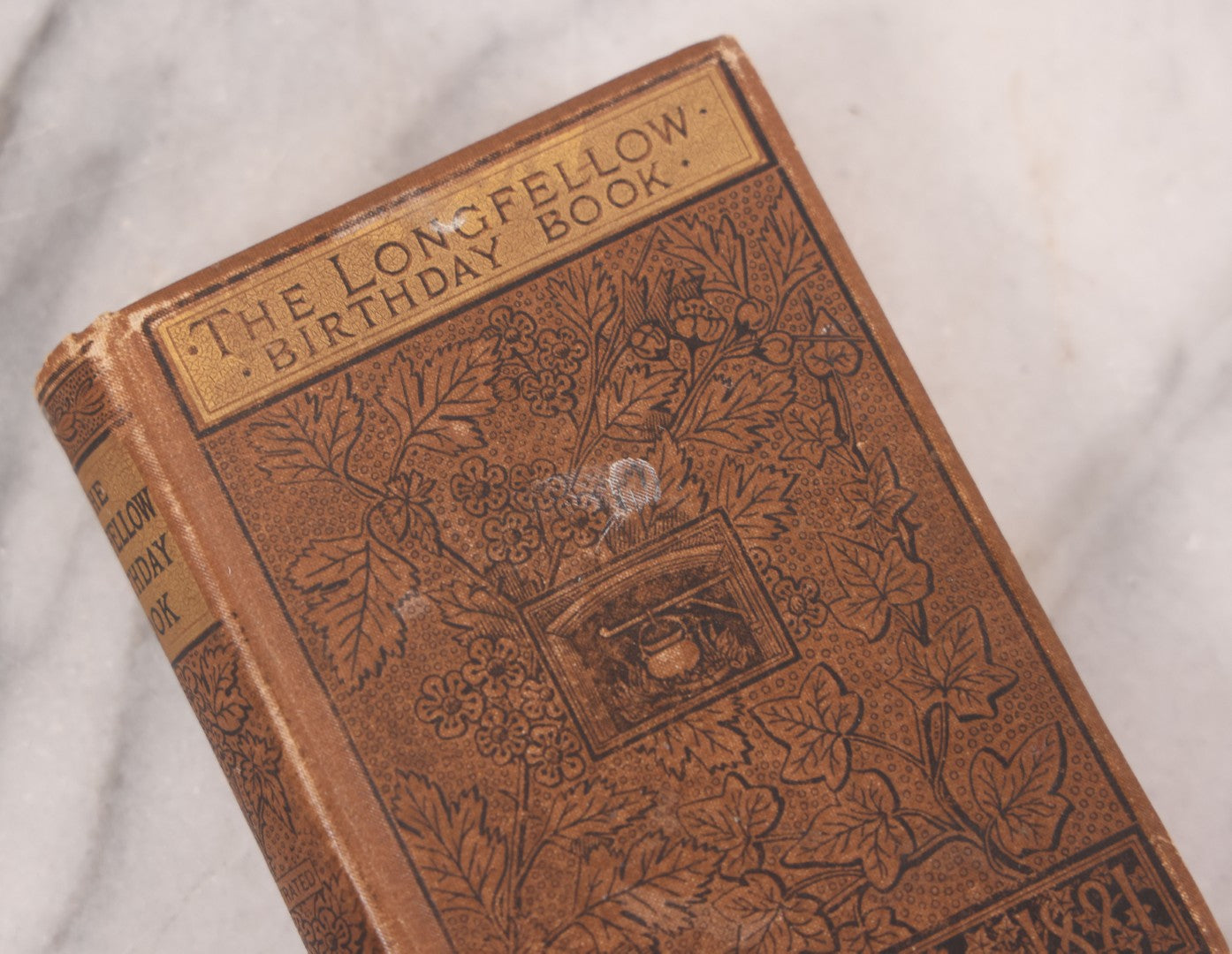 Lot 106 - "The Longfellow Birthday Book" Antique Illustrated Book Arranged By Charlotte Fiske Bates, Published By Houghton Mifflin And Company, Boston, 1881