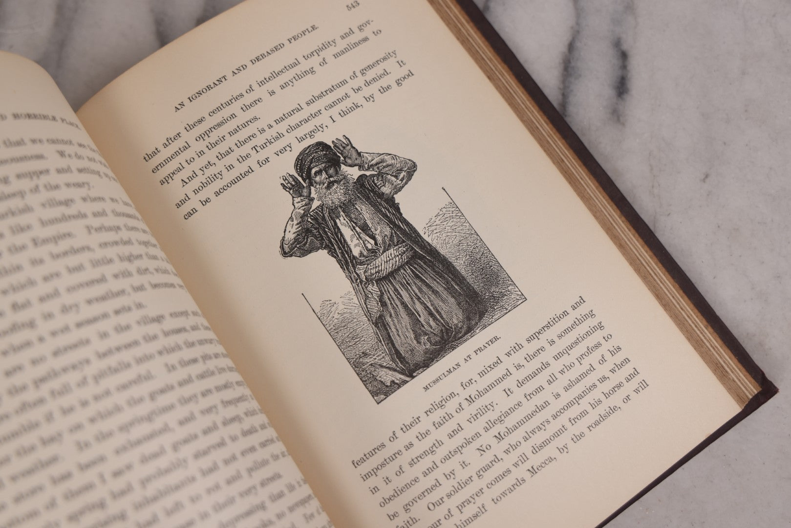 Lot 107 - "Our Journey Around The World" Antique Illustrated Travel Book By Rev. Francis E. Clark, D.D., Approximately 200 Illustrations, Embossed Frame Design On Covers, Published By Worthington & Co., Hartford, 1895