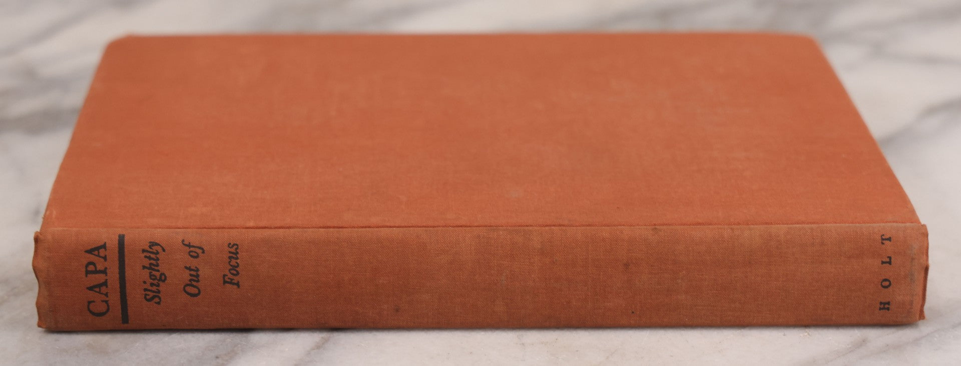Lot 109 - "Slightly Out Of Focus" Vintage War Reporting And Photography Memoir Book By Robert Capa, Published By Henry Holt And Company, New York, 1947