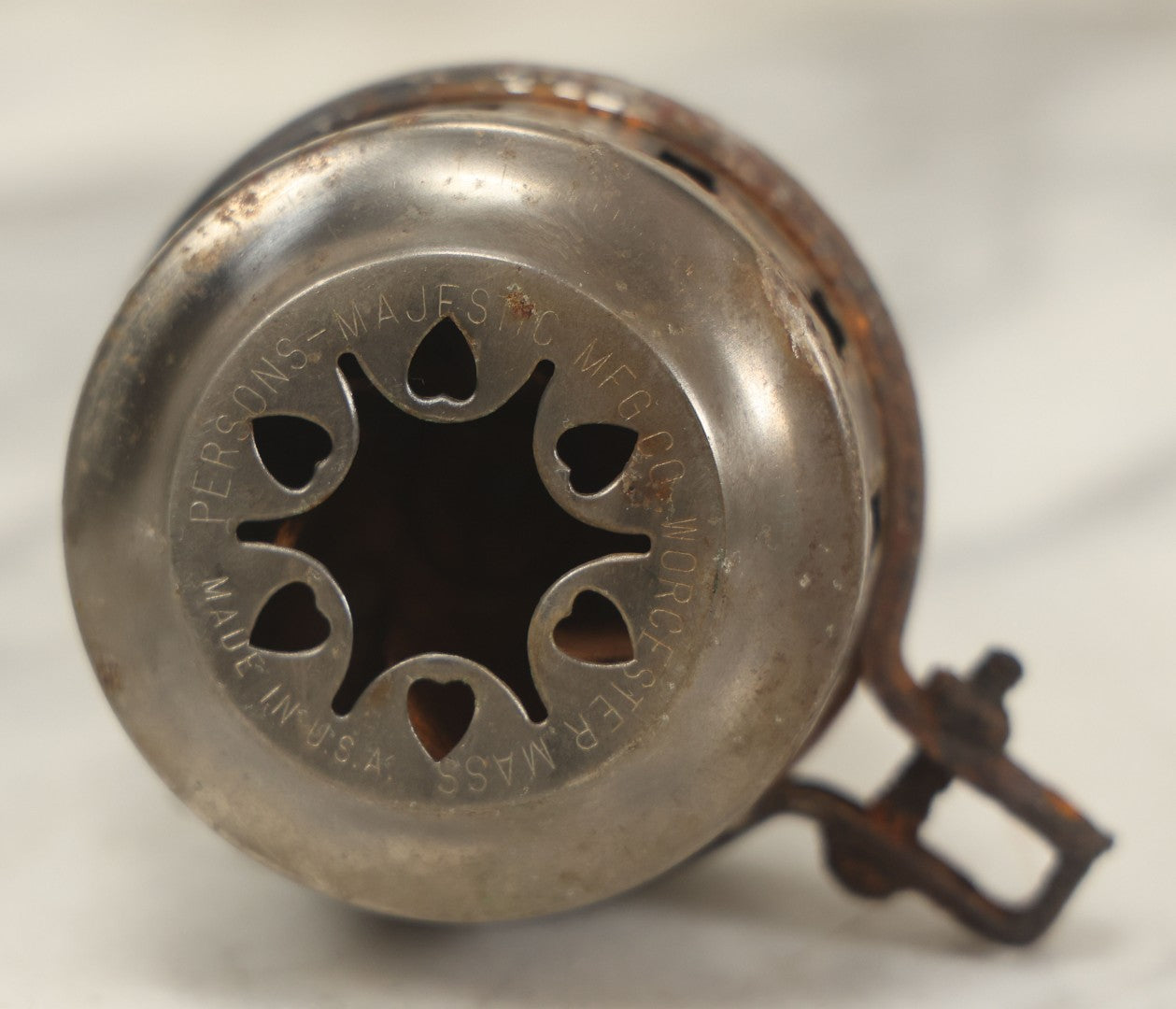 Lot 082 - Antique Pearson's-Majestic Mfg. Co. Bicycle Siren, Worcester, Massachusetts, Untested
