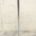 Lot 083 - Vintage Adjustable Height Hat Stand With Cast Iron Base, Chromed Metal Post, And Wooden Hat Holder, 15-1/8" H