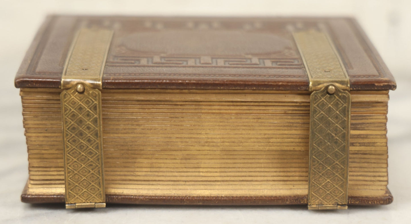 Lot 086 - Antique Family Photo Album With 32 Carte De Visite C.D.V. Photographs And 3 Tintypes, Mostly Of The Clingman Family, Including Photo Of Thomas Clingman, Mortally Wounded At The Battle Of Shiloh, Album By J.B. Lippincott & Co., Philadelphia