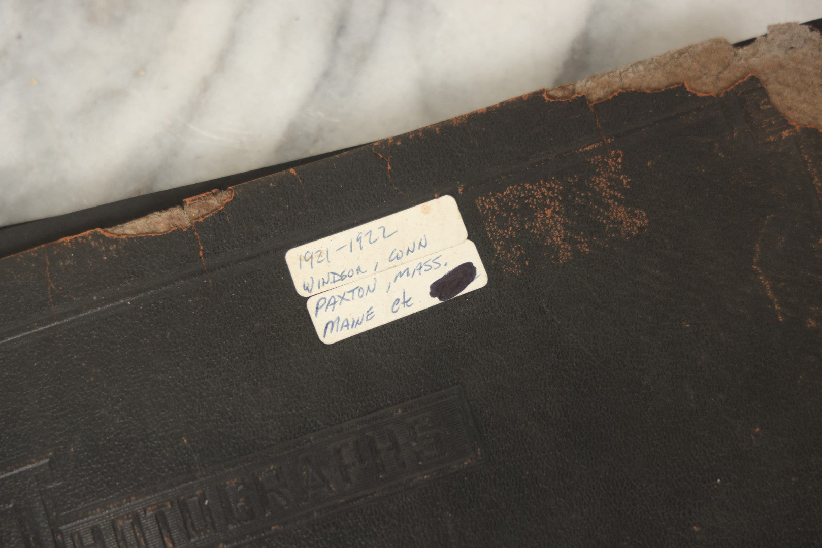 Lot 090 - Antique Snapshot Photo Album With 115+ Photographs, Early 1920s New England Scenes Including Lake Winnipesaukee, Quarry In Rockport Maine, And Winter Views
