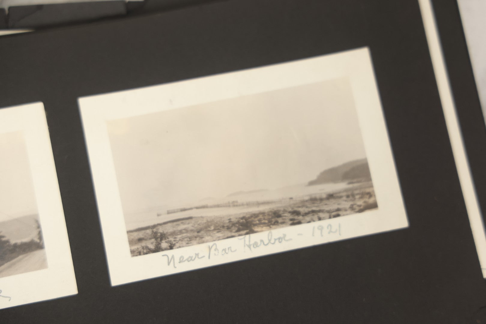 Lot 090 - Antique Snapshot Photo Album With 115+ Photographs, Early 1920s New England Scenes Including Lake Winnipesaukee, Quarry In Rockport Maine, And Winter Views
