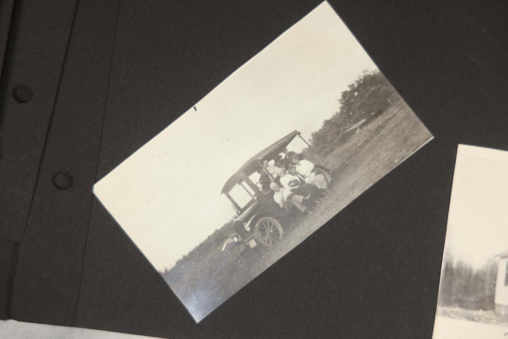 Lot 090 - Antique Snapshot Photo Album With 115+ Photographs, Early 1920s New England Scenes Including Lake Winnipesaukee, Quarry In Rockport Maine, And Winter Views