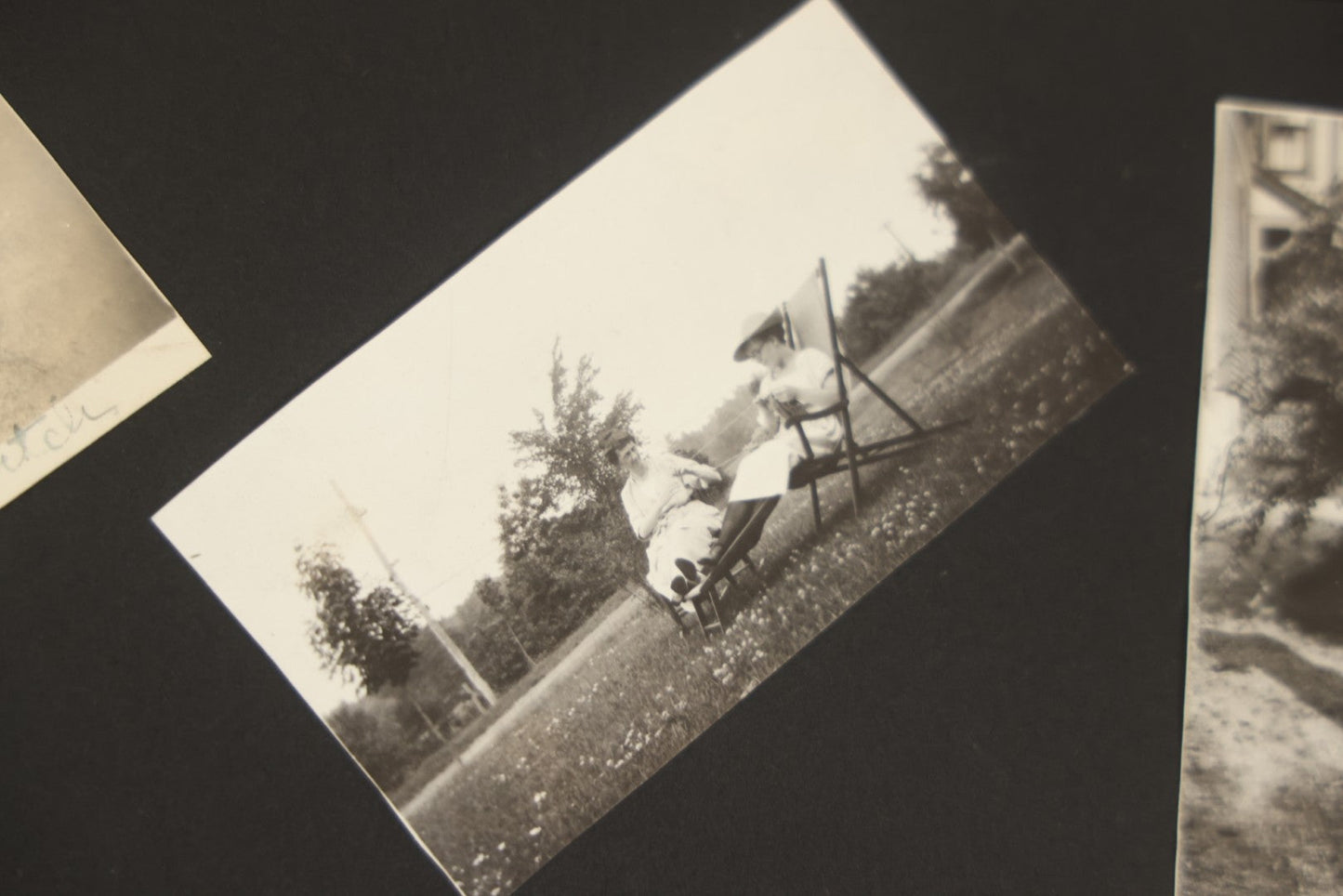 Lot 090 - Antique Snapshot Photo Album With 115+ Photographs, Early 1920s New England Scenes Including Lake Winnipesaukee, Quarry In Rockport Maine, And Winter Views