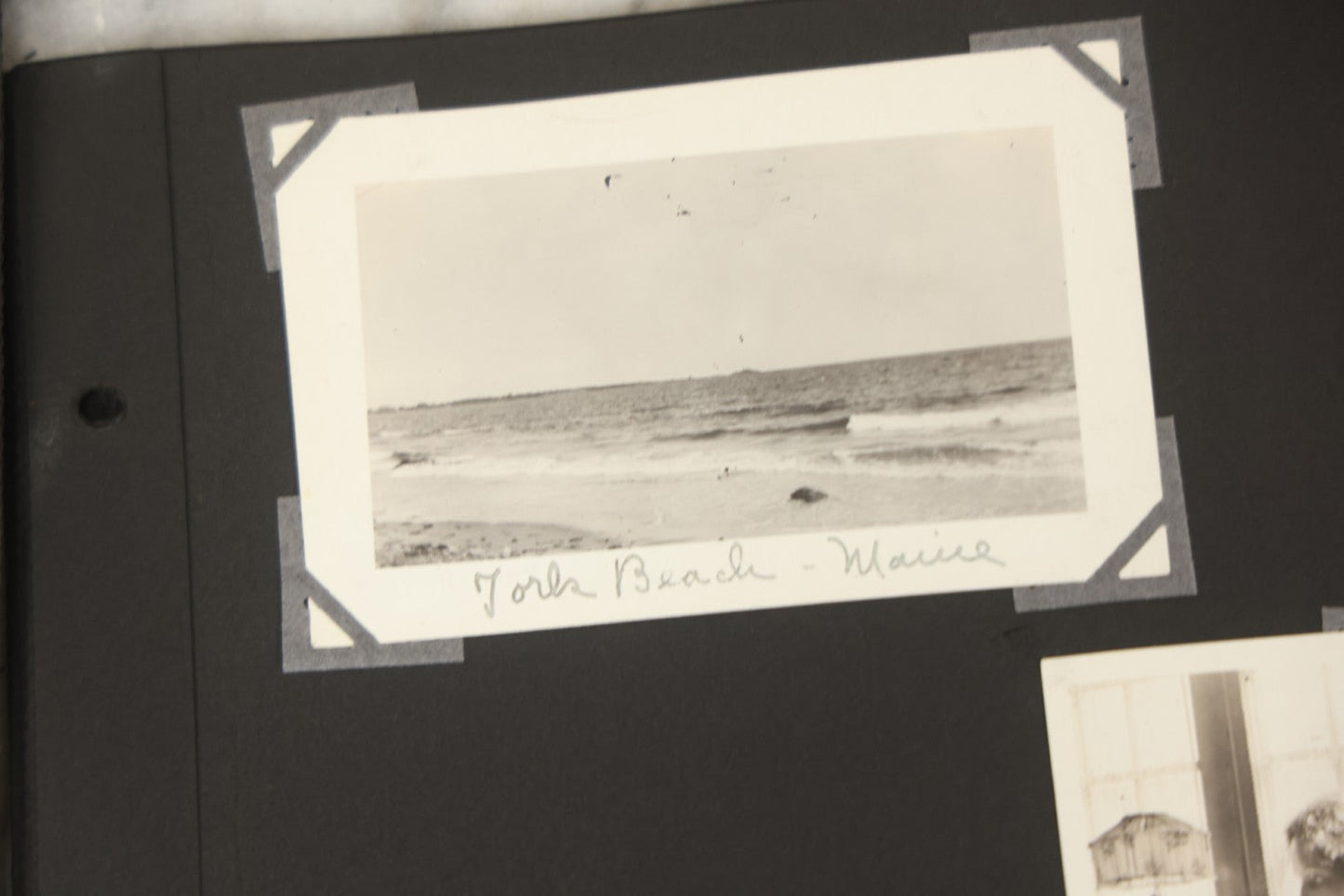Lot 090 - Antique Snapshot Photo Album With 115+ Photographs, Early 1920s New England Scenes Including Lake Winnipesaukee, Quarry In Rockport Maine, And Winter Views