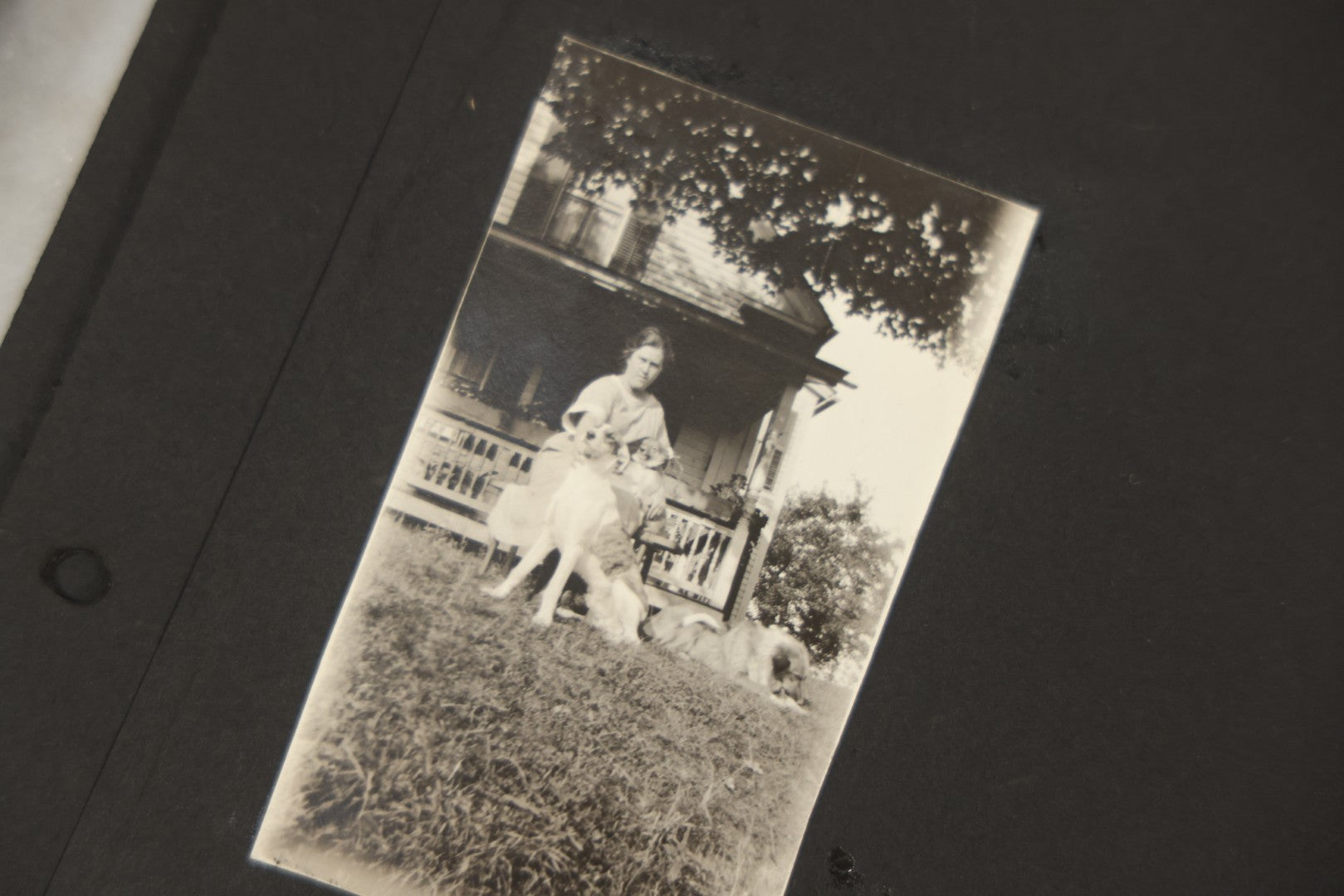 Lot 090 - Antique Snapshot Photo Album With 115+ Photographs, Early 1920s New England Scenes Including Lake Winnipesaukee, Quarry In Rockport Maine, And Winter Views