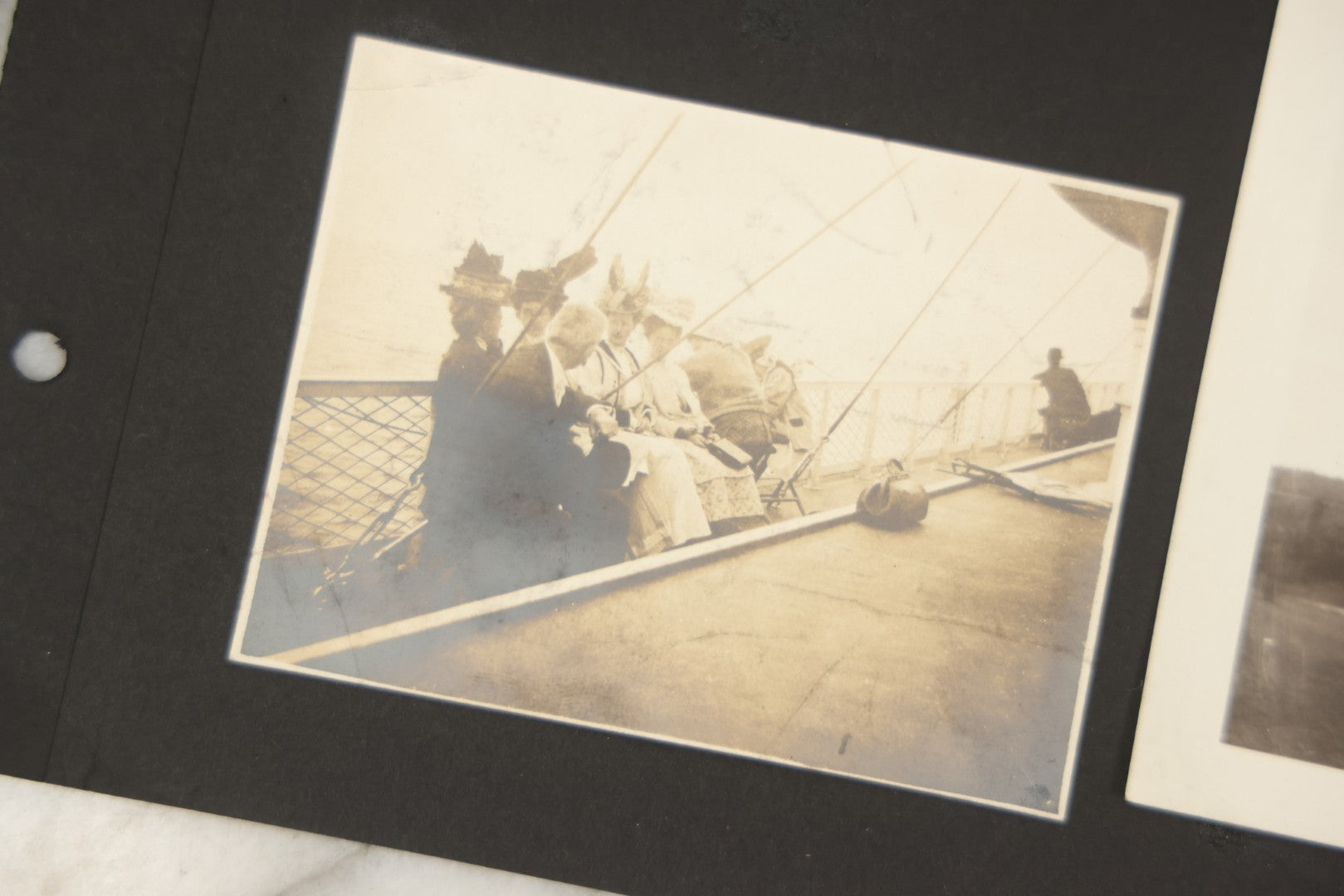 Lot 090 - Antique Snapshot Photo Album With 115+ Photographs, Early 1920s New England Scenes Including Lake Winnipesaukee, Quarry In Rockport Maine, And Winter Views