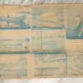 Lot 094 - Antique Advertising Poster With Cyanotype Photographs Of Boats For Sale, Sea Bright Dory Works, Long Branch, New Jersey, With Handwritten Details, Circa 1920s