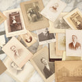 Lot 095 - Grouping Of 22 Antique Cabinet Card And Boarded Photographs, Mostly Portraits Of Men, Women, And Children, Including Two Views Of Houses