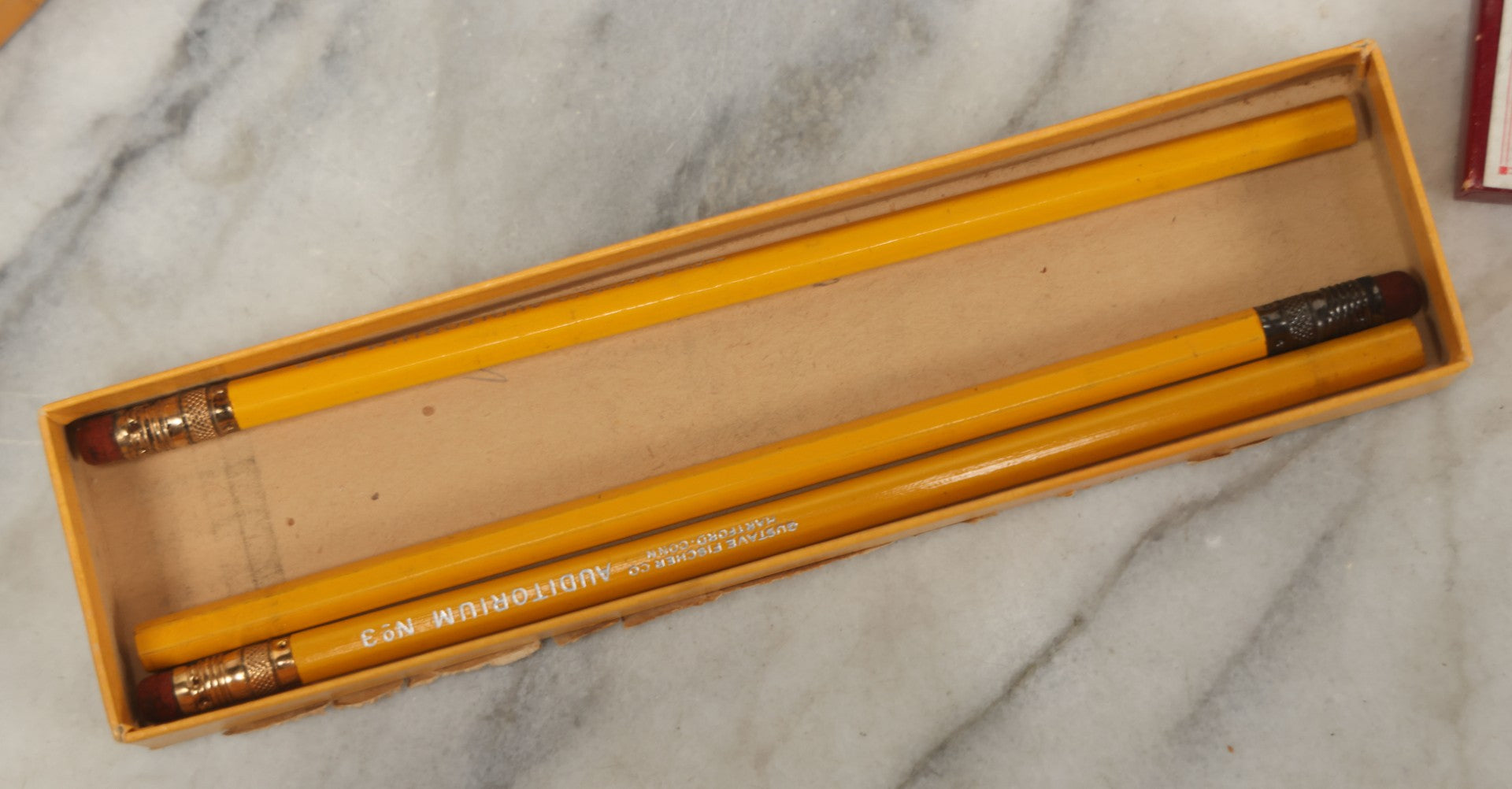 Lot 110 - Grouping Of 10+ Antique And Vintage Pencil And Lead Related Items Including Advertising Boxes From Koh-I-Noor, Scripto Smooth Writing Leads, And Others, Most With Partial Contents