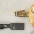 Lot 118 - Pair Of Vintage Occupational Tie Bars, One With Paint Brush And Another With Caliper Motif