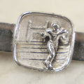Lot 119 - Vintage Anson Tie Bar With Football Player Motif, Likely Intended For High School Or College Player