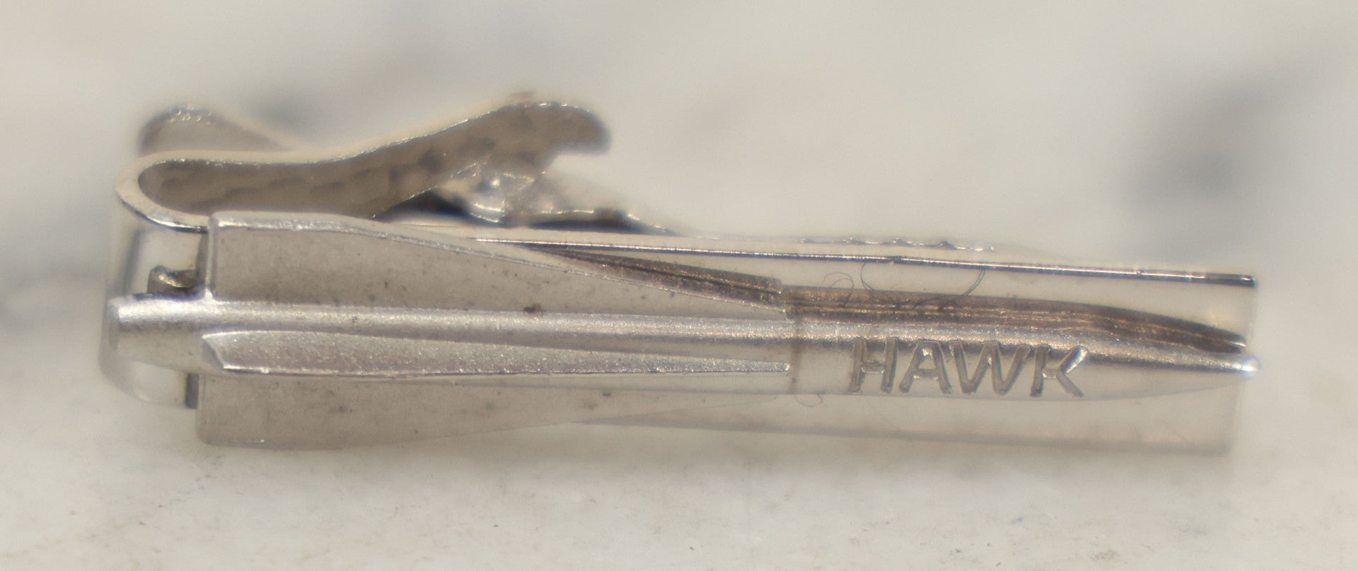 Lot 120 - Grouping Of Three Vintage Occupational Tie Bars With Missile Motifs, Two Marked Navy And One Marked Hawk
