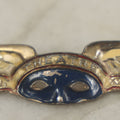 Lot 122 - Vintage Enamel Brooch With Winged Theatre Mask, “Amer. Theatre Wing”