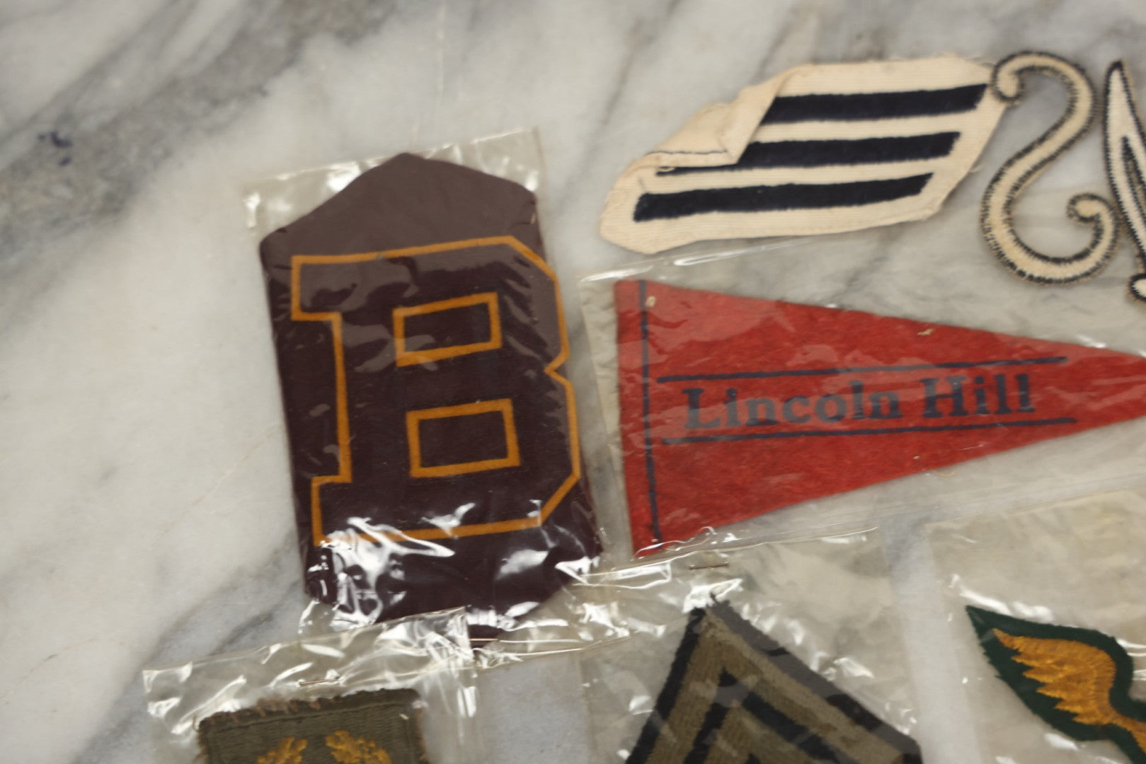 Lot 127 - Grouping Of 15+ Vintage Embroidered Patches Including Military, Girl Scouts, And More