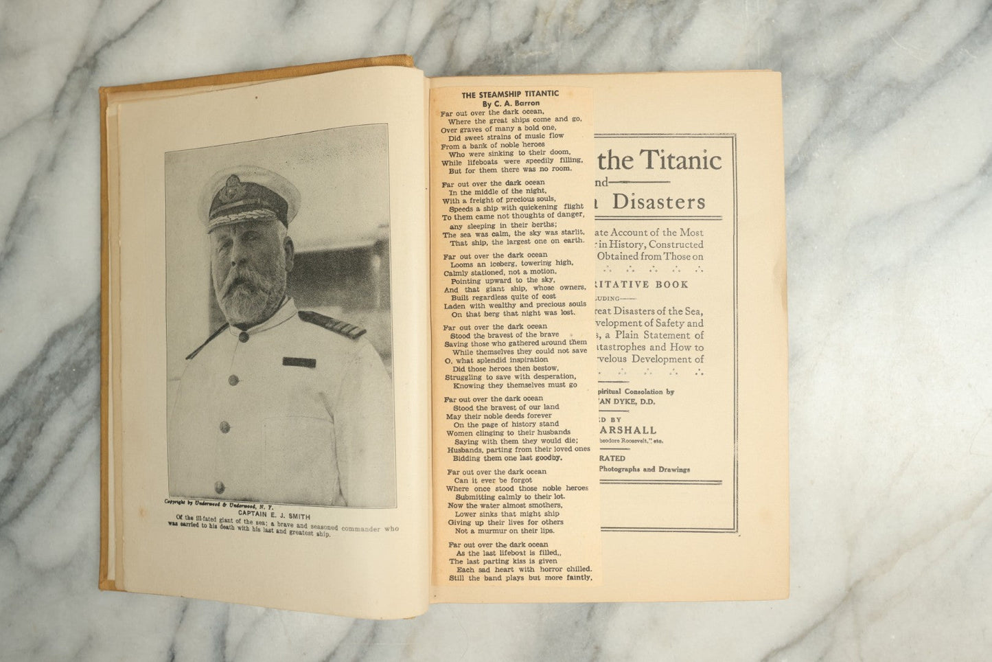 Lot 129 - "The Sinking Of The Titanic And Great Sea Disasters" Antique Illustrated Book Edited By Logan Marshall, Published By L. T. Myers, 1912