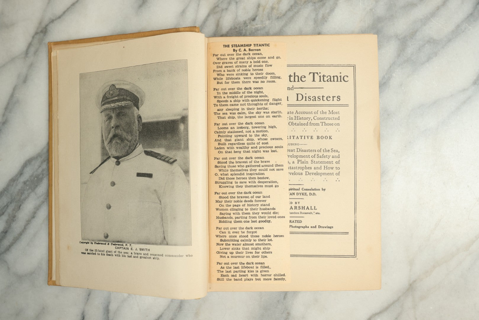 Lot 129 - "The Sinking Of The Titanic And Great Sea Disasters" Antique Illustrated Book Edited By Logan Marshall, Published By L. T. Myers, 1912