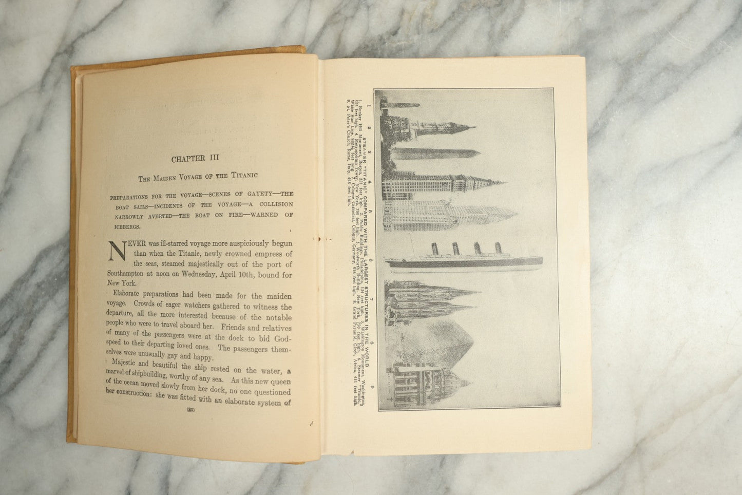 Lot 129 - "The Sinking Of The Titanic And Great Sea Disasters" Antique Illustrated Book Edited By Logan Marshall, Published By L. T. Myers, 1912