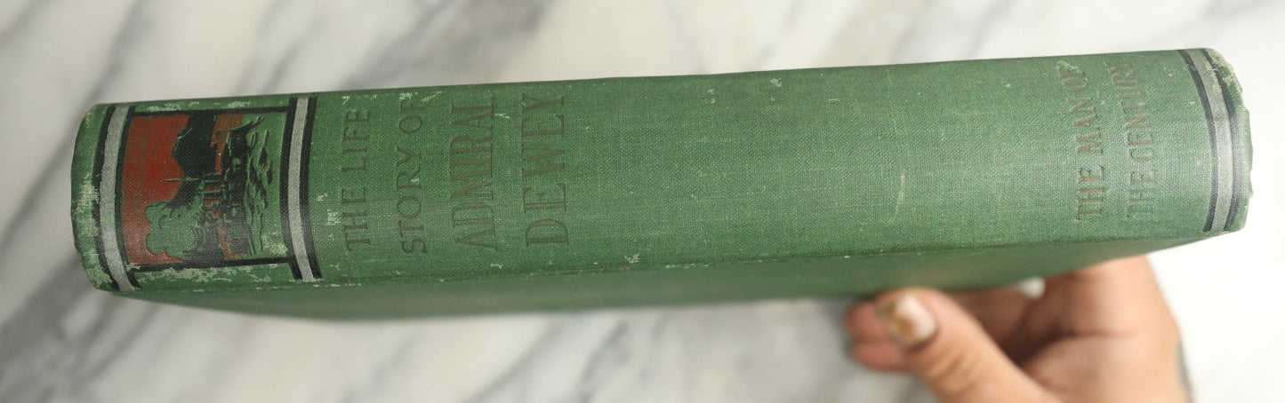 Lot 131 - "The Life Story Of Admiral Dewey" Antique Illustrated Book With Eight Color Lithographs And Nearly 100 Half-Tone Engravings, By Edward S. Ellis, Published By John C. Winston & Co., Philadelphia, 1899