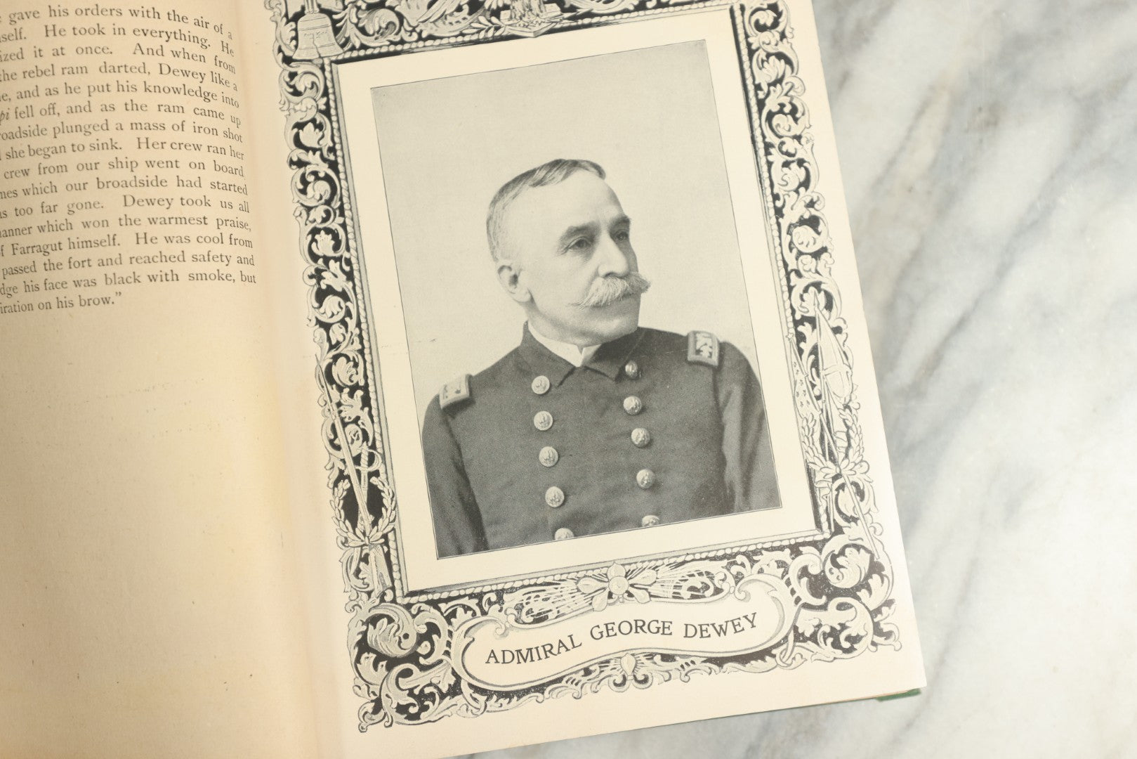 Lot 131 - "The Life Story Of Admiral Dewey" Antique Illustrated Book With Eight Color Lithographs And Nearly 100 Half-Tone Engravings, By Edward S. Ellis, Published By John C. Winston & Co., Philadelphia, 1899