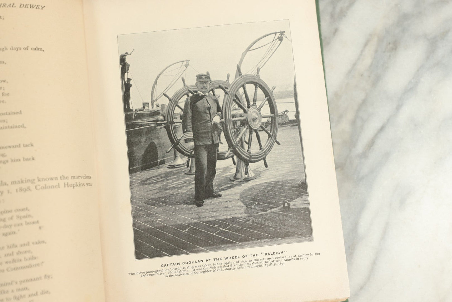 Lot 131 - "The Life Story Of Admiral Dewey" Antique Illustrated Book With Eight Color Lithographs And Nearly 100 Half-Tone Engravings, By Edward S. Ellis, Published By John C. Winston & Co., Philadelphia, 1899