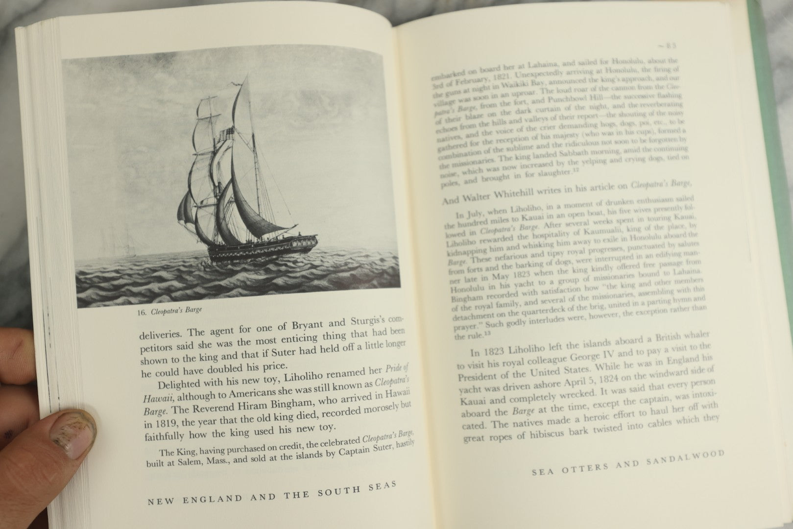 Lot 132 - "New England And The South Seas" Vintage Illustrated Book By Ernest S. Dodge, Director Of The Peabody Museum Of Salem, Original Dust Jacket, Harvard University Press, Cambridge, Massachusetts, 1965