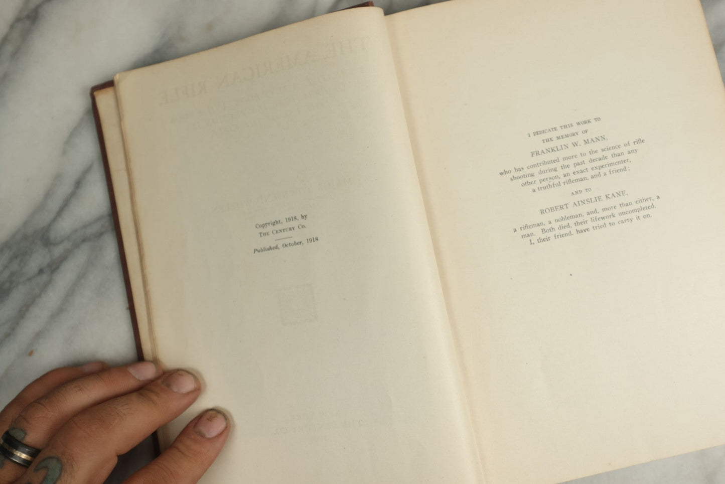 Lot 134 - "The American Rifle: A Treatise, A Textbook, And A Book Of Practical Instruction In The Use Of The Rifle" Antique Illustrated Book By Major Townsend Whelen, Published By The Century Co., New York, 1920