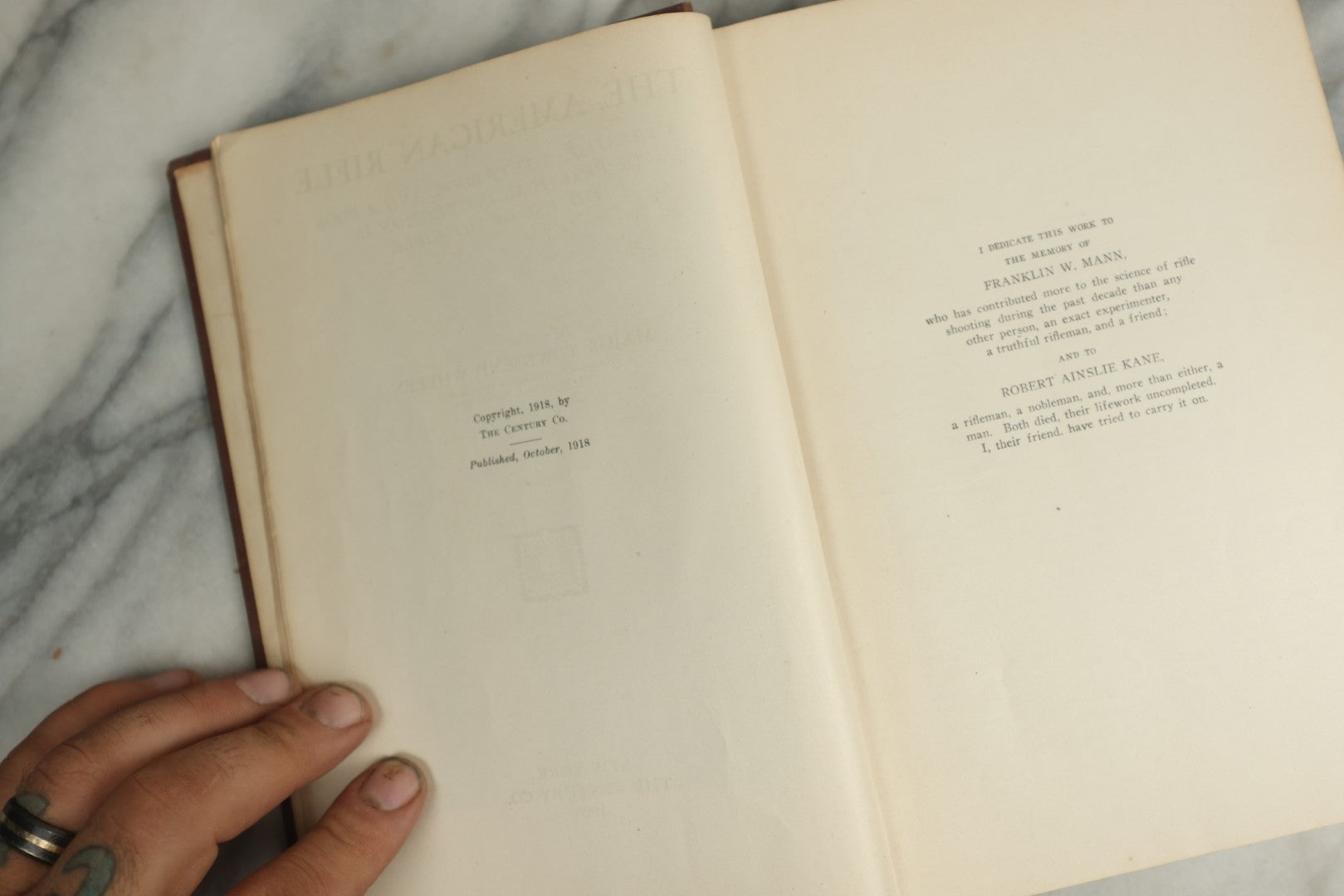 Lot 134 - "The American Rifle: A Treatise, A Textbook, And A Book Of Practical Instruction In The Use Of The Rifle" Antique Illustrated Book By Major Townsend Whelen, Published By The Century Co., New York, 1920
