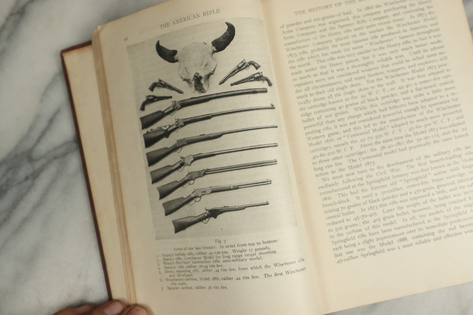Lot 134 - "The American Rifle: A Treatise, A Textbook, And A Book Of Practical Instruction In The Use Of The Rifle" Antique Illustrated Book By Major Townsend Whelen, Published By The Century Co., New York, 1920