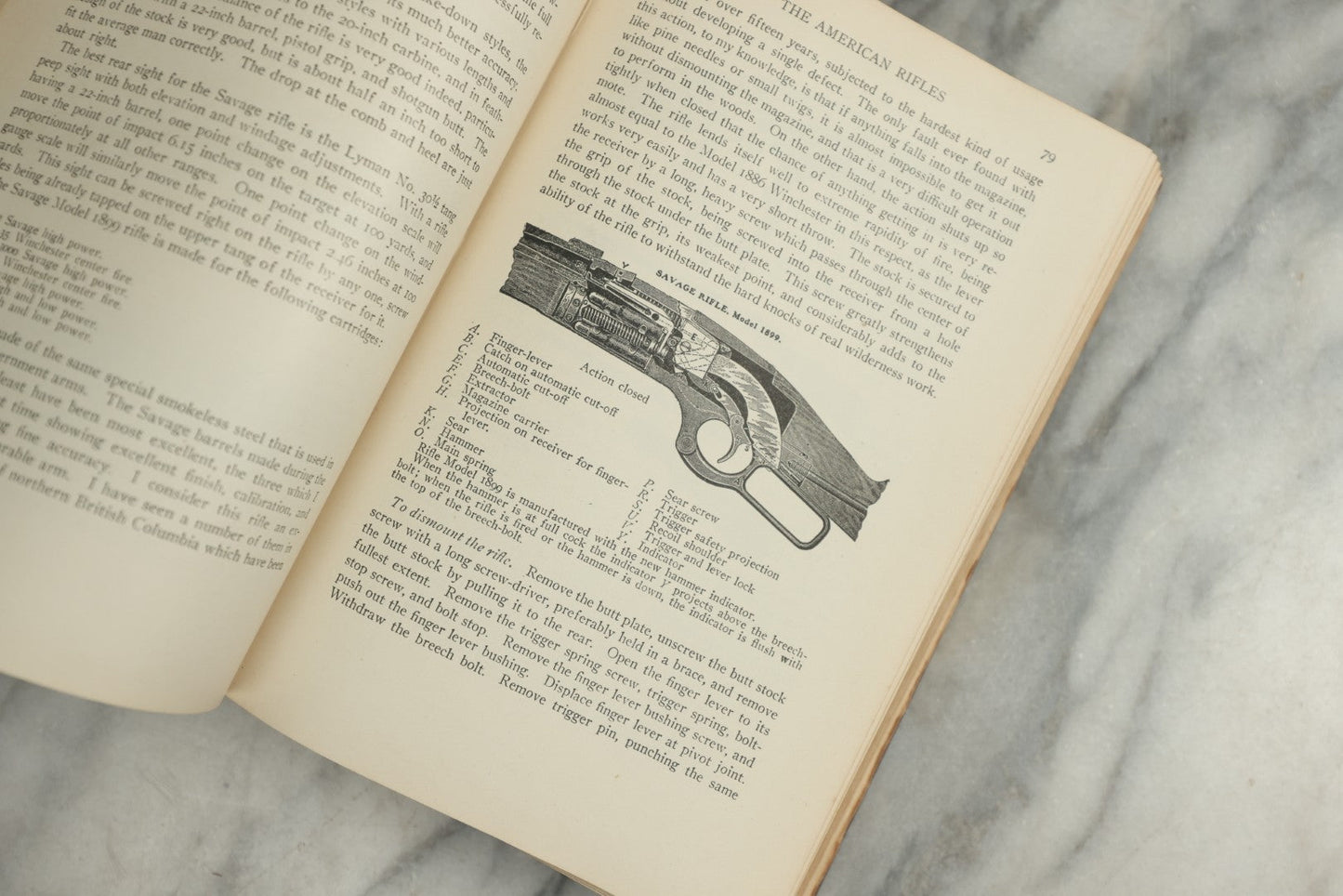 Lot 134 - "The American Rifle: A Treatise, A Textbook, And A Book Of Practical Instruction In The Use Of The Rifle" Antique Illustrated Book By Major Townsend Whelen, Published By The Century Co., New York, 1920