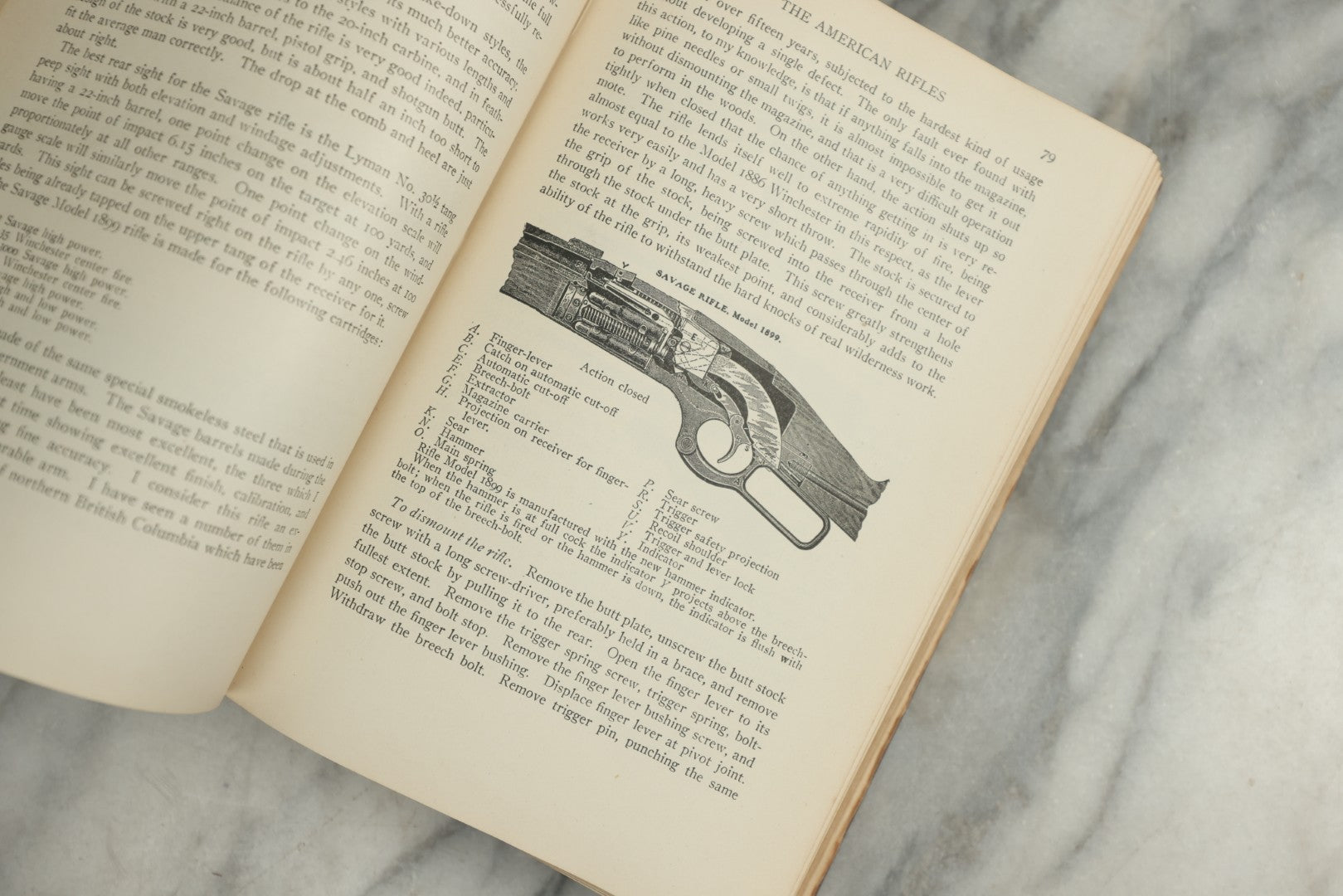 Lot 134 - "The American Rifle: A Treatise, A Textbook, And A Book Of Practical Instruction In The Use Of The Rifle" Antique Illustrated Book By Major Townsend Whelen, Published By The Century Co., New York, 1920