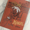 Lot 140 - "The Home Manual" Antique Illustrated Book Prepared By Mrs. John A. Logan, "Only Sold By Subscription," No Publisher Listed, 1889, Including Guides On Etiquette, Hygiene, And Homemaking, Collected Poetry, And A Birthday Book Of Quotations