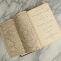 Lot 141 - "Commentaries On The Gallic War" Antique Latin Book By Julius Caesar, With Dictionary And Notes In English By Prof. E.A. Andrews, Published By Crocker And Brewster, Boston, 1860, With Fold-Out Map Of France (Galliae), Embossed Design On Covers